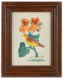 Untitled by American Folk Art Fraktur Drawing, watercolor and pencil on paper, sold Jun 2025