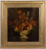 STILL-LIFE PAINTING by Hilda Elizabeth Kidman, oil on canvas, sold Oct 2024
