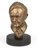 Untitled by Tom Clark, BRONZE BUST OF KARL BARTH, sold Apr 2025