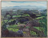 MONT ALTO STATE PARK LANDSCAPE PAINTING by Jeffrey Boys, oil on canvas, sold Apr 2025
