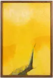 LARGE SCALE ABSTRACT PAINTING by Bill Wiggins, oil on board, sold Apr 2025