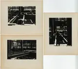 ATTRIBUTED / MANNER OF, NEW YORK CITY STEEL WORKERS PHOTOGRAPHS, LOT OF THREE by David Grant Noble, gelatin silver print, sold Apr 2025