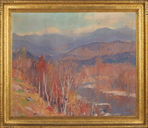 Landscape by Emile Albert Gruppe, Oil on canvas, sold Sep 2026