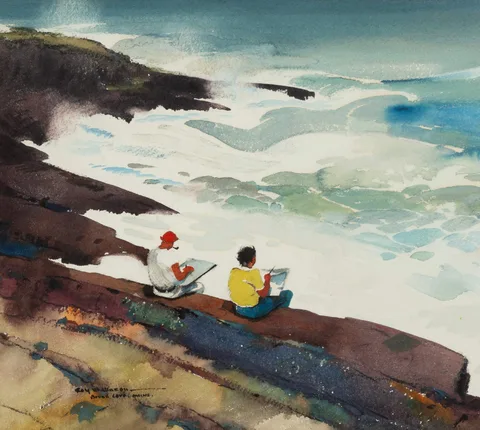 Broad Cove, Maine by Roy Martell Mason, Watercolor on paper, sold Sep 2026