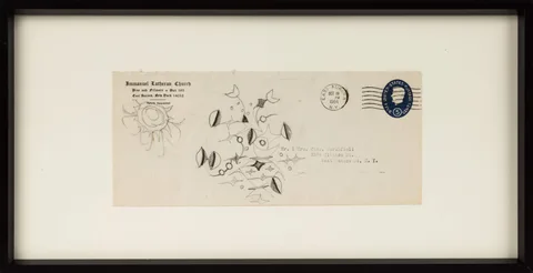 Doodle by Charles E. Burchfield, East Aurora, New York, sold Sep 2026