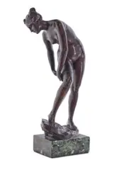 Diana wounded by Bertram Mackennal, 1905, bronze, sold Apr 2026