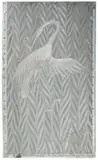 Gudurrku (Brolga) by Gunybi Ganambarr, 2014, etched galvanised steel, sold Mar 2026