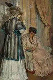 The Telegram by Rupert Bunny, c.1908, oil on canvas, offered Aug 2024