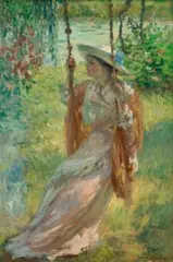 The Swing by Rupert Bunny, c.1913, oil on canvas, sold Aug 2024