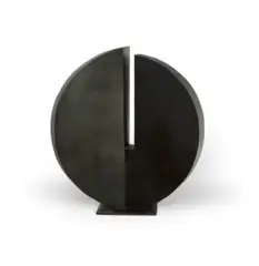 Black Sun by Inge King, 1974, enamel paint on steel, sold Aug 2024