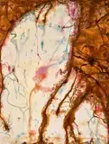 Inscape Broome by John Olsen, 1999, watercolour, gouache and pastel on paper, sold Aug 2024