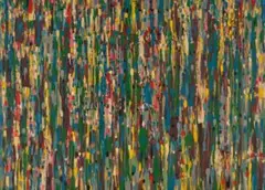 Non-Objective Painting by Ralph Balson, 1964, oil and synthetic enamel on composition board, sold Aug 2024