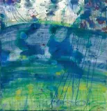 Wet Season by John Olsen, 1994, watercolour and pastel on paper, sold Aug 2024