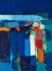 Pt D’Entrecasteaux by Guy Grey-Smith, 1976, oil and beeswax on composition board, sold Nov 2024
