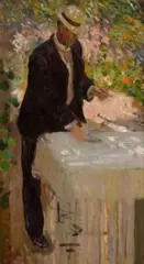 Figure Study For The Arbour by E. Phillips Fox, c.1909 – 10, oil on canvas, offered Nov 2024