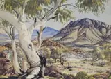 Ghost Gum, Central Australia by Albert Namatjira, watercolour on paper, sold Nov 2024