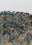 Upwey Landscape by Fred Williams, c.1965, gouache on paper, sold Nov 2024