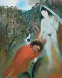 The Princess Of Shamakhan (From A Pushkin Fairytale)Version Ii by Arthur Boyd, 1983, oil on canvas, sold Nov 2024
