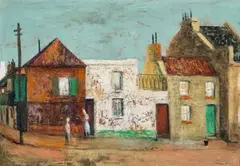 Terrace House, Woolloomooloo by Sali Herman, 1965, oil on canvas, sold Nov 2024