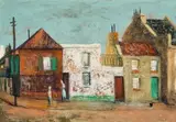 Terrace House, Woolloomooloo by Sali Herman, 1965, oil on canvas, sold Nov 2024