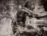 Perpetual (Ngaray) by Danie Mellor, 2022, photographic print on mirror polished stainless steel, offered Mar 2025