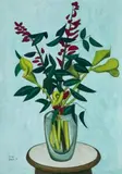 Flowers And Leaves by John Brack, 1958, oil on canvas, sold May 2025