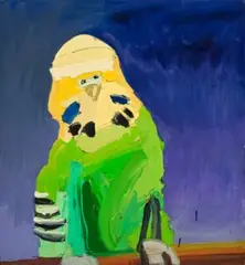 Hank by Ben Quilty, 2004, oil on canvas, sold May 2025