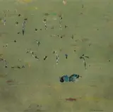 You Yangs Pond by Fred Williams, 1969, gouache on paper, sold May 2025
