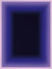 Let the shadow come by Jonny Niesche, 2019, dye sublimation print on polyester voile, auto-paint on aluminium, sold Aug 2025