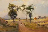 The morning ride by Walter Withers, c.1894 - 1902, oil on canvas, sold Nov 2025