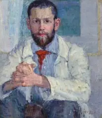Portrait of Dodge Macknight by John Peter Russell, c.1888, oil on canvas, sold Nov 2025