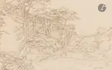 Paysage de Bretagne by Lucien Ott, Crayon noir, sold Oct 2025