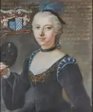 Portrait d'Olympe, marquise de Charny (née Lotin de Charny by Louis Vigée, 1723, Pastel, sold Jun 2024