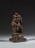 Le Trait d'union Modèle créé en 1872 ; fonte posthume de Claude Valsuani après 1960 by Jean-Baptiste Carpeaux, Bronze à patine brune Porte une signature « JB Carpeaux », sold Jun 2024