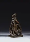 La Parisienne by Louis Dejean, Bronze à patine brun clair, sold Jun 2024