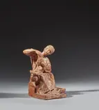 La toilette de bébé by Raymonde Martin, Terre cuite patinée, sold Jun 2024