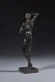 Femme nue debout by Berthe Martinie, Bronze à patine brun foncé, sold Jun 2024