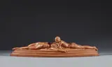 Confidences by Max Le Verrier, Épreuve en terre cuite patinée, sold Jun 2024