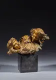 Bacchanales by Alexandre Descatoire, Bronze à patine dorée, sold Jun 2024