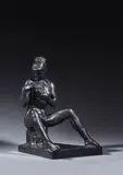 Jeunesse Modèle créé en 1948 by Jean Carton, Bronze à patine noire, sold Jun 2024