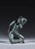 Femme nue étendue sur le dos Vers 1960 by Antoniucci Volti, Bronze à patine bleu-vert, sold Jun 2024