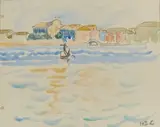 Gondolier à Venise by Henri-Edmond Cross, Aquarelle, sold Jun 2024