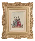 Trois espagnoles by Jean Louis Marcel Cosson, Aquarelle gouachée, sold Jun 2024