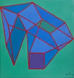 Valet by Achille Perilli, 1980, Toile, sold Jun 2024
