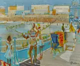 Les pêcheurs by Pierre Lelong, Toile, sold Jun 2024