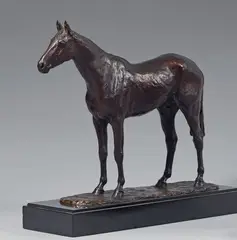 Coronation by René Paris, Épreuve en bronze patiné, sold Mar 2023