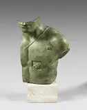 Asklepios by Igor Mitoraj, Épreuve en bronze à patine verte, sold Dec 2022