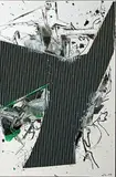 JUIN II by John Levee, Technique mixte encre acrylique et collage sur panneau de, sold Jun 2023