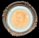 Tête d'ange by Edgar Maxence, Sanguine et rehauts de gouache blanche, sold Jun 2025