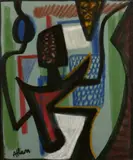 Sans titre by Jean-Michel Atlan, Pastel, sold Apr 2024